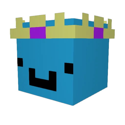 CosmicLego Minecraft avatar head, 3D render