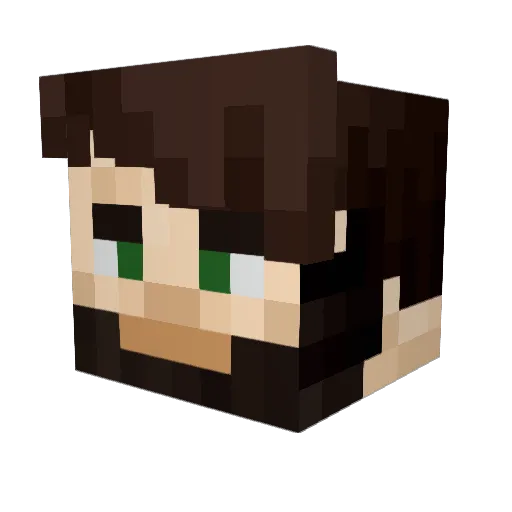 CosmicLemon69 Minecraft avatar head, 3D render