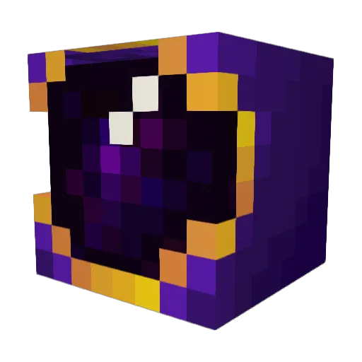 CosmicPlum Minecraft avatar head, 3D render
