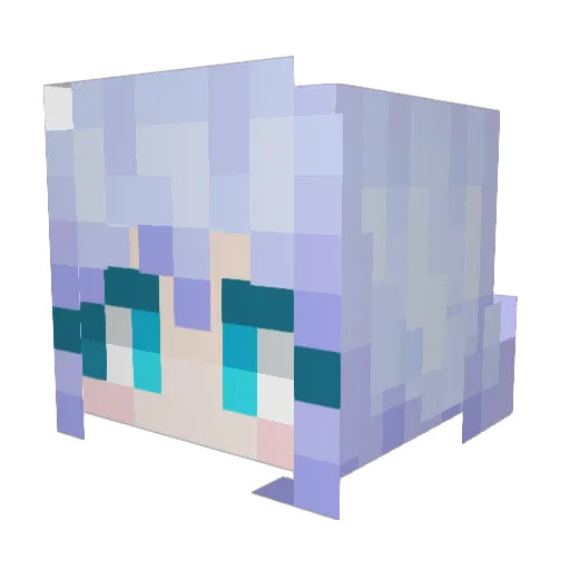 CosmicRaee Minecraft avatar head, 3D render