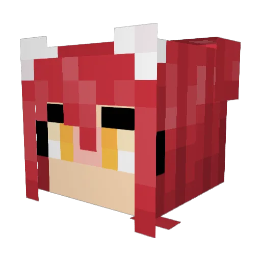 CosmicStella Minecraft avatar head, 3D render