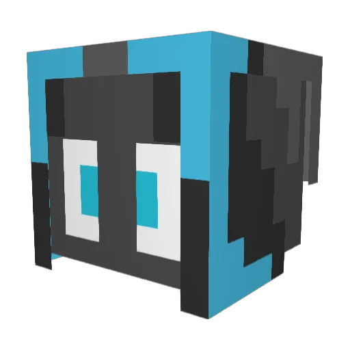 CosmicSupernova Minecraft avatar head, 3D render