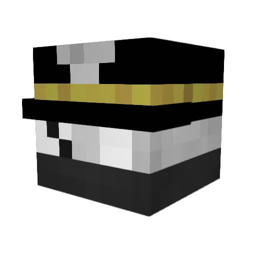 CosmicTPC Minecraft avatar head, 3D render