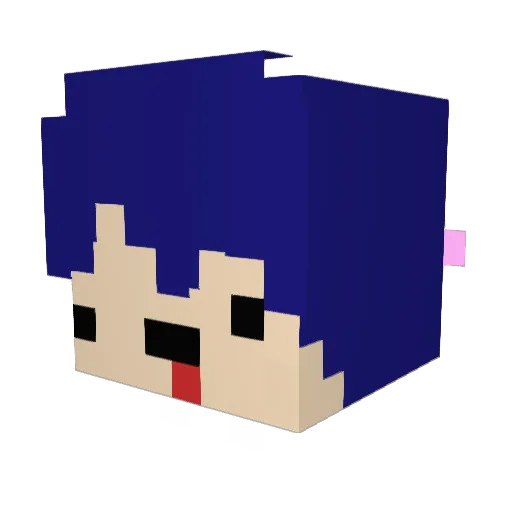 CosmicTacoss Minecraft avatar head, 3D render