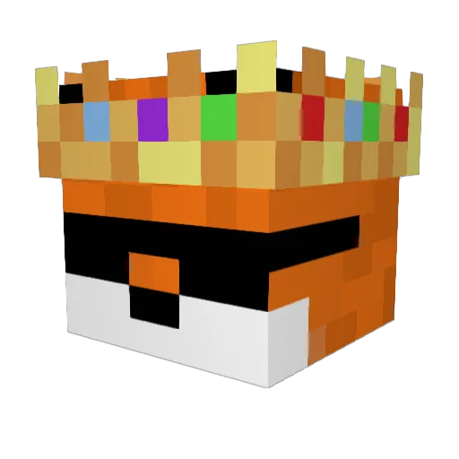 CosmicVoid76 Minecraft avatar head, 3D render
