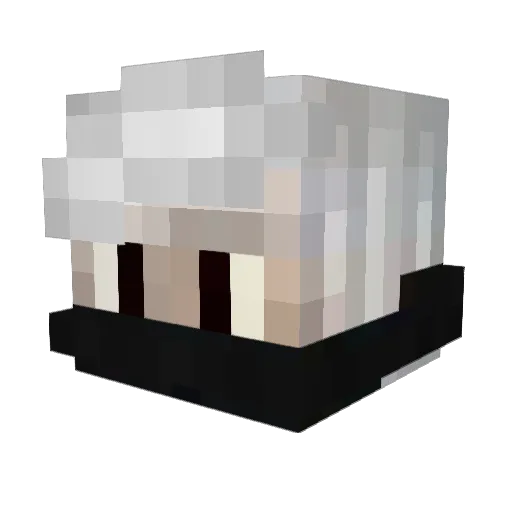CosmicZoo3 Minecraft avatar head, 3D render