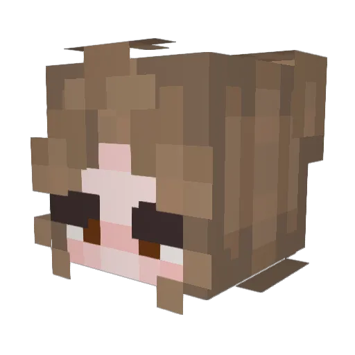 Cosmic_80 Minecraft avatar head, 3D render