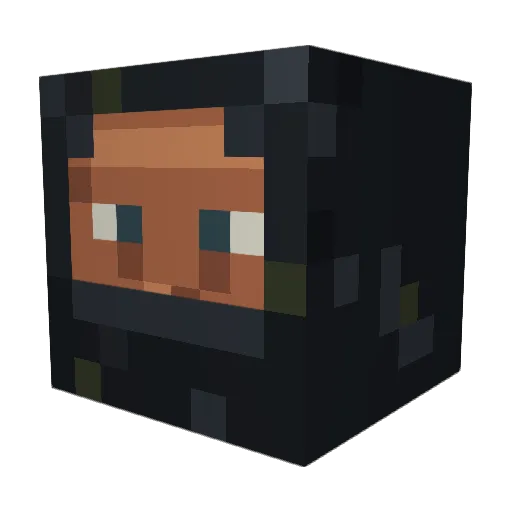 Cosmic_Aussie Minecraft avatar head, 3D render