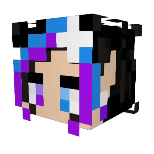 Cosmic_Fay288 Minecraft avatar head, 3D render