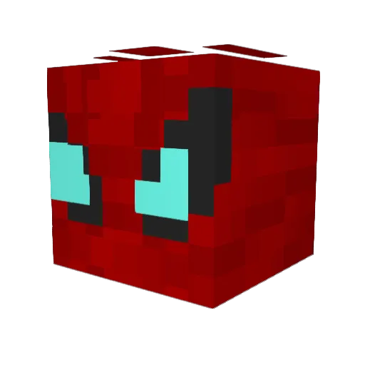 Cosmic_Fox_ Minecraft avatar head, 3D render