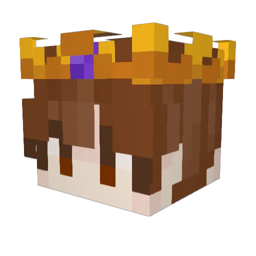 Cosmic_Rose2004 Minecraft avatar head, 3D render