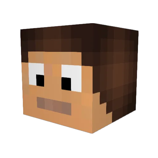 Cosmic_Something Minecraft avatar head, 3D render