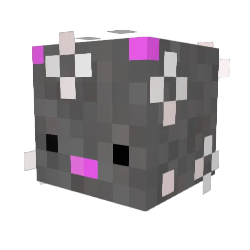 Cosmic_Trash_Rat Minecraft avatar head, 3D render