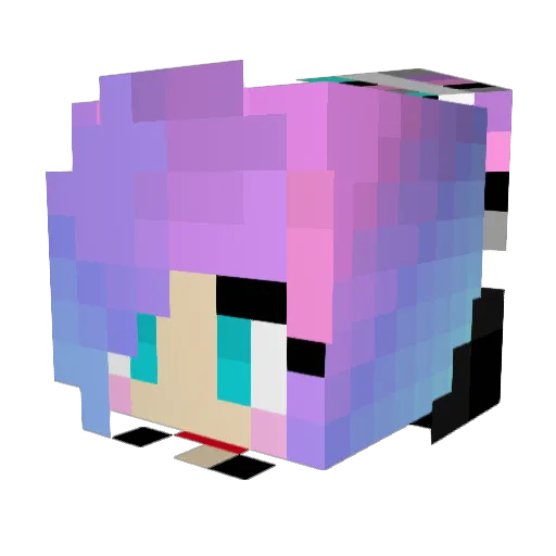 Cosmic_Wolf6822 Minecraft avatar head, 3D render