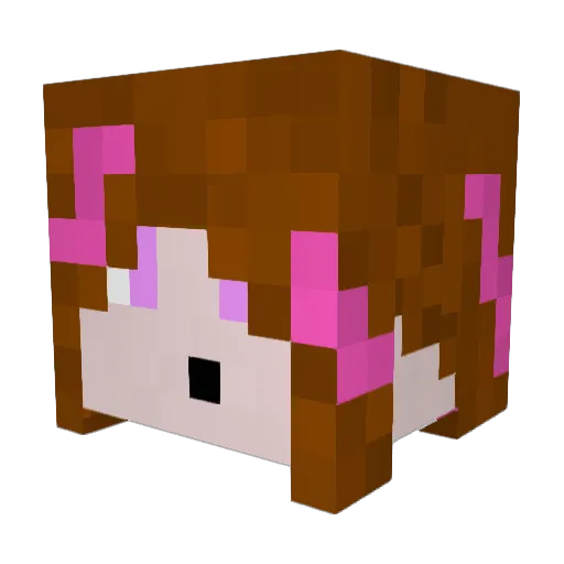 Cosmic___Potato Minecraft avatar head, 3D render