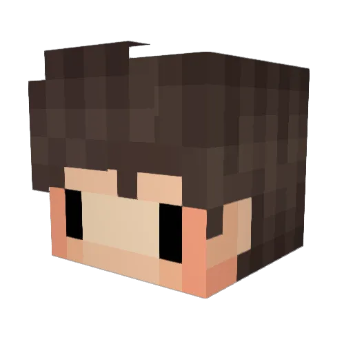 Cosmic_knight323 Minecraft avatar head, 3D render