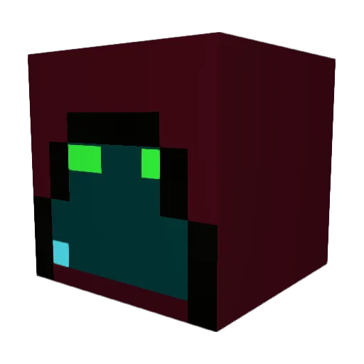Cosmicelementals Minecraft avatar head, 3D render