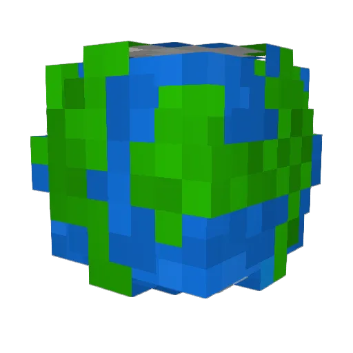 Cosmicsh0t Minecraft avatar head, 3D render