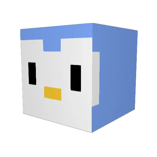 Cosmiiii Minecraft avatar head, 3D render