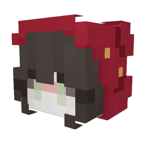 Cosmina4427 Minecraft avatar head, 3D render
