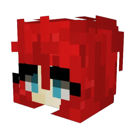 Cosmittt_ Minecraft avatar head, 3D render