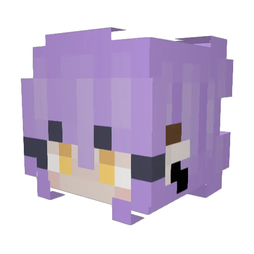 CosmixTraveller Minecraft avatar head, 3D render