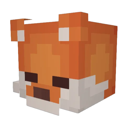 CosmoBrian_NASA_ Minecraft avatar head, 3D render