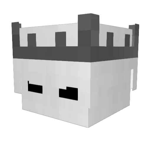 Cosmo_Bak Minecraft avatar head, 3D render