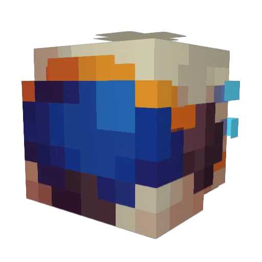 Cosmo_Jack Minecraft avatar head, 3D render