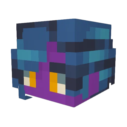 Cosmo_Starlight Minecraft avatar head, 3D render