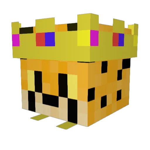 Cosmos502 Minecraft avatar head, 3D render