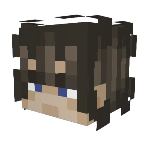 Cosmos6846 Minecraft avatar head, 3D render