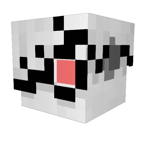 CosmosBrains Minecraft avatar head, 3D render