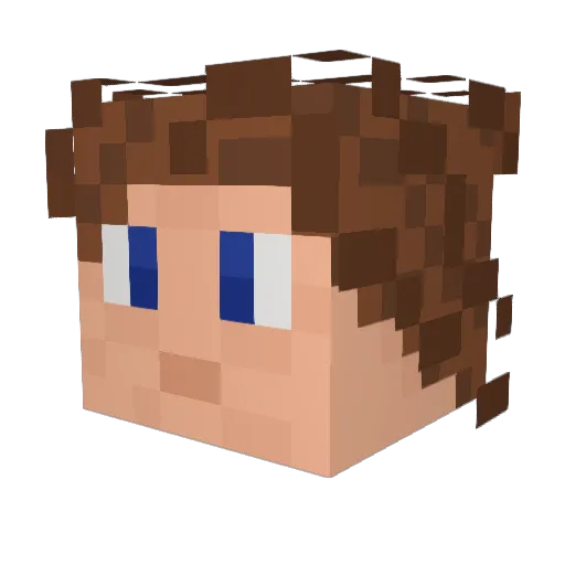 CosmosNomad Minecraft avatar head, 3D render