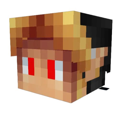 Costa007s Minecraft avatar head, 3D render