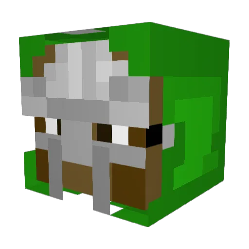 Costaaaah Minecraft avatar head, 3D render