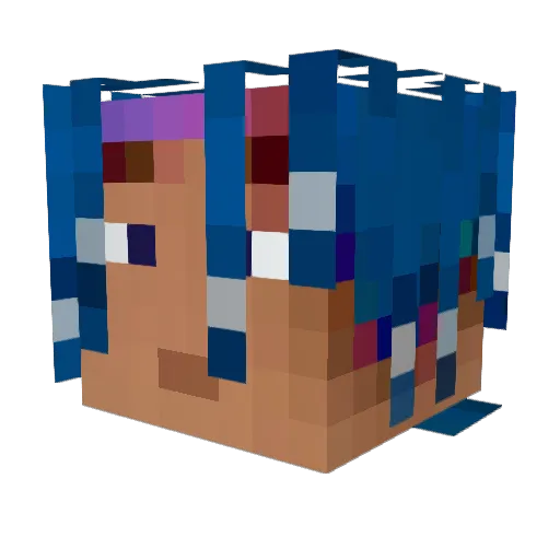 Costas_67 Minecraft avatar head, 3D render