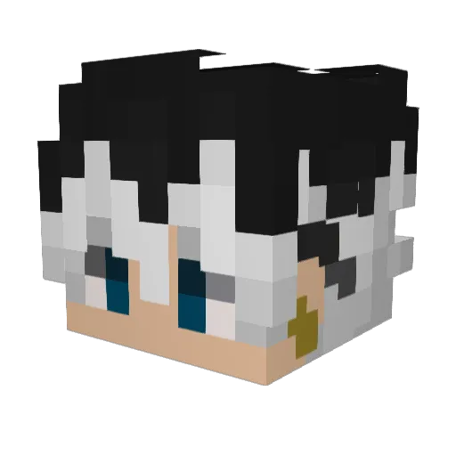 Cosy95 Minecraft avatar head, 3D render