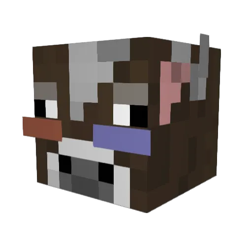 Cosy_horseradish Minecraft avatar head, 3D render