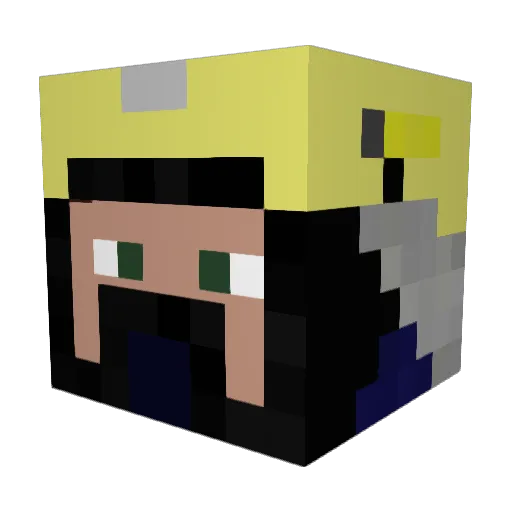 Cosywosy Minecraft avatar head, 3D render