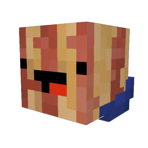 Cotex287 Minecraft avatar head, 3D render