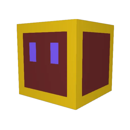 Cotlon Minecraft avatar head, 3D render