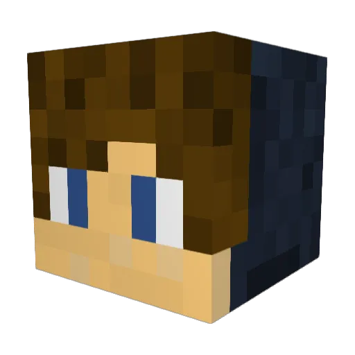 Cotner24 Minecraft avatar head, 3D render