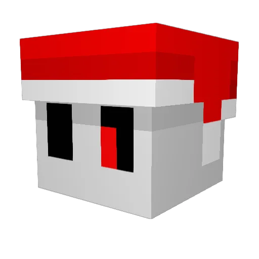 Cottonhelm Minecraft avatar head, 3D render