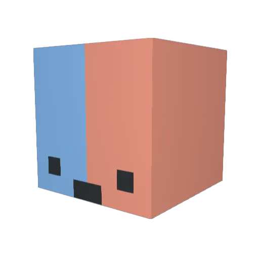 CotttonCandies Minecraft avatar head, 3D render
