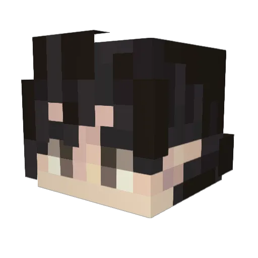 Coty9 Minecraft avatar head, 3D render