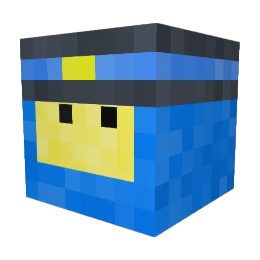 CouncilWall7608 Minecraft avatar head, 3D render