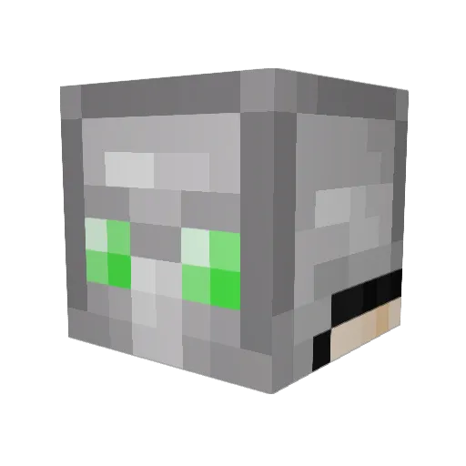 Count_Goatenberg Minecraft avatar head, 3D render