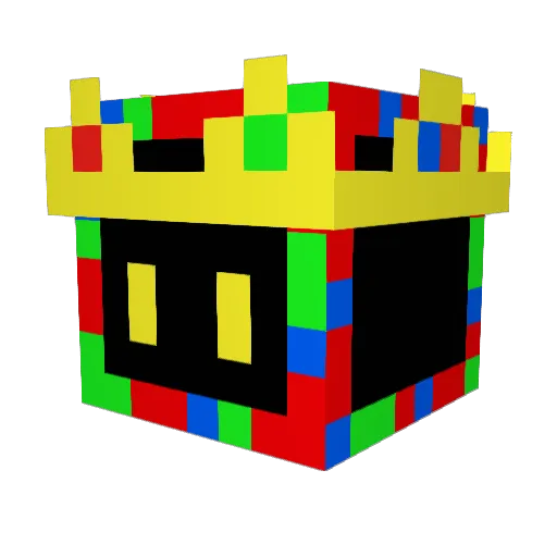 CounterCurse12 Minecraft avatar head, 3D render