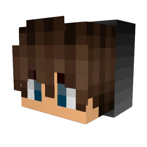 CounterMinds Minecraft avatar head, 3D render